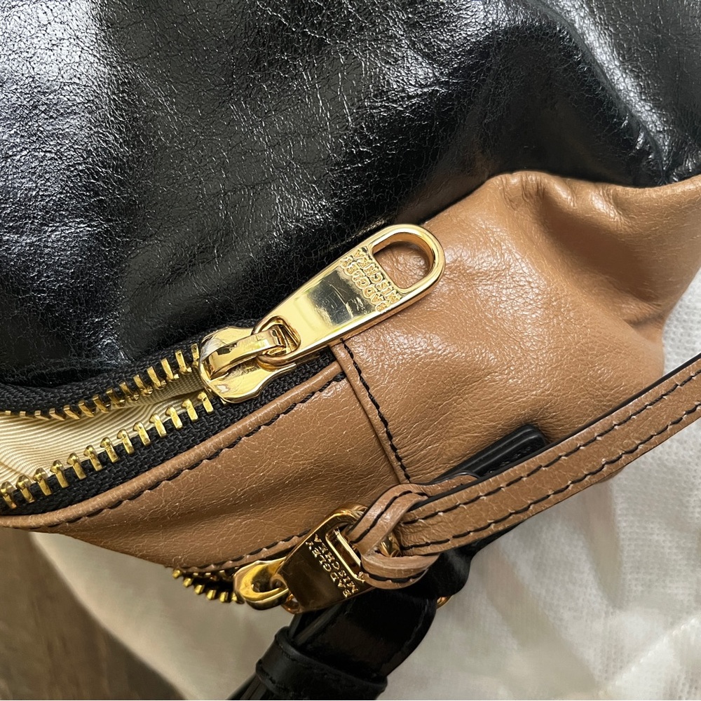 Badgley Mischka | EUC Black & Tan Satchel Bag (Dust bag included) - Picture 10 of 10